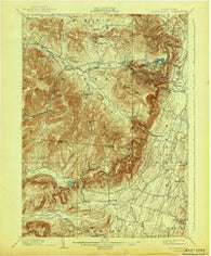 Kaaterskill New York Historical topographic map, 1:62500 scale, 15 X 15 Minute, Year 1903