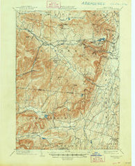 Kaaterskill New York Historical topographic map, 1:62500 scale, 15 X 15 Minute, Year 1903