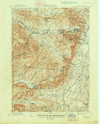 Kaaterskill New York Historical topographic map, 1:62500 scale, 15 X 15 Minute, Year 1903