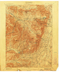 Kaaterskill New York Historical topographic map, 1:62500 scale, 15 X 15 Minute, Year 1903
