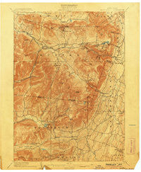 Kaaterskill New York Historical topographic map, 1:62500 scale, 15 X 15 Minute, Year 1903