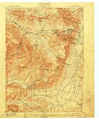 Kaaterskill New York Historical topographic map, 1:62500 scale, 15 X 15 Minute, Year 1903