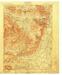 Kaaterskill New York Historical topographic map, 1:62500 scale, 15 X 15 Minute, Year 1903