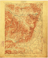 Kaaterskill New York Historical topographic map, 1:62500 scale, 15 X 15 Minute, Year 1903