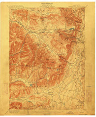 Kaaterskill New York Historical topographic map, 1:62500 scale, 15 X 15 Minute, Year 1903