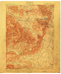 Kaaterskill New York Historical topographic map, 1:62500 scale, 15 X 15 Minute, Year 1903