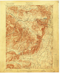 Kaaterskill New York Historical topographic map, 1:62500 scale, 15 X 15 Minute, Year 1903