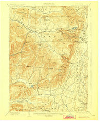 Kaaterskill New York Historical topographic map, 1:62500 scale, 15 X 15 Minute, Year 1903