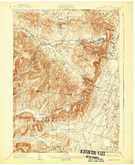 Kaaterskill New York Historical topographic map, 1:62500 scale, 15 X 15 Minute, Year 1903