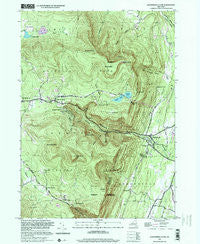 Kaaterskill Clove New York Historical topographic map, 1:24000 scale, 7.5 X 7.5 Minute, Year 1997