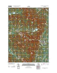 Kaaterskill Clove New York Historical topographic map, 1:24000 scale, 7.5 X 7.5 Minute, Year 2013