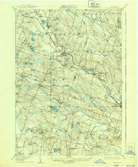 Kasoag New York Historical topographic map, 1:62500 scale, 15 X 15 Minute, Year 1906