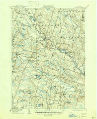 Kasoag New York Historical topographic map, 1:62500 scale, 15 X 15 Minute, Year 1906