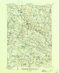 Kasoag New York Historical topographic map, 1:62500 scale, 15 X 15 Minute, Year 1906