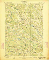 Kasoag New York Historical topographic map, 1:62500 scale, 15 X 15 Minute, Year 1906