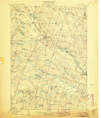 Kasoag New York Historical topographic map, 1:62500 scale, 15 X 15 Minute, Year 1906