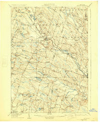 Kasoag New York Historical topographic map, 1:62500 scale, 15 X 15 Minute, Year 1906