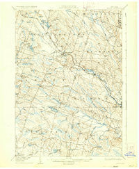 Kasoag New York Historical topographic map, 1:62500 scale, 15 X 15 Minute, Year 1906