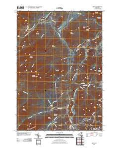 Keene New York Historical topographic map, 1:24000 scale, 7.5 X 7.5 Minute, Year 2010