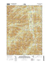 Keene Valley New York Current topographic map, 1:24000 scale, 7.5 X 7.5 Minute, Year 2016