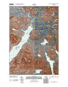 Kempshall Mountain New York Historical topographic map, 1:24000 scale, 7.5 X 7.5 Minute, Year 2010