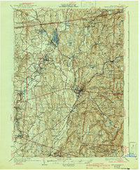 Kinderhook New York Historical topographic map, 1:62500 scale, 15 X 15 Minute, Year 1933