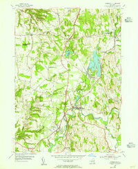 Kinderhook New York Historical topographic map, 1:24000 scale, 7.5 X 7.5 Minute, Year 1953