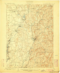Kinderhook New York Historical topographic map, 1:62500 scale, 15 X 15 Minute, Year 1903