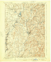 Kinderhook New York Historical topographic map, 1:62500 scale, 15 X 15 Minute, Year 1903