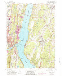 Kingston East New York Historical topographic map, 1:24000 scale, 7.5 X 7.5 Minute, Year 1963