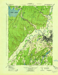 Kingston West New York Historical topographic map, 1:31680 scale, 7.5 X 7.5 Minute, Year 1943