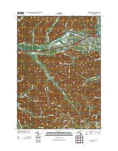 Knapp Creek New York Historical topographic map, 1:24000 scale, 7.5 X 7.5 Minute, Year 2013