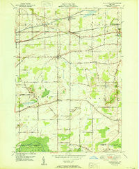 Knowlesville New York Historical topographic map, 1:24000 scale, 7.5 X 7.5 Minute, Year 1950