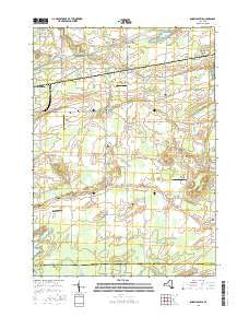 Knowlesville New York Current topographic map, 1:24000 scale, 7.5 X 7.5 Minute, Year 2016