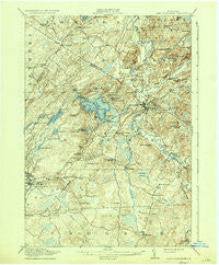 Lake Bonaparte New York Historical topographic map, 1:62500 scale, 15 X 15 Minute, Year 1916