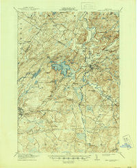 Lake Bonaparte New York Historical topographic map, 1:62500 scale, 15 X 15 Minute, Year 1916