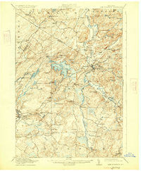 Lake Bonaparte New York Historical topographic map, 1:62500 scale, 15 X 15 Minute, Year 1916