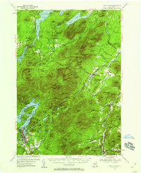 Lake Placid New York Historical topographic map, 1:62500 scale, 15 X 15 Minute, Year 1953