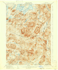 Lake Pleasant New York Historical topographic map, 1:62500 scale, 15 X 15 Minute, Year 1907