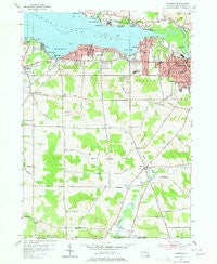 Lakewood New York Historical topographic map, 1:24000 scale, 7.5 X 7.5 Minute, Year 1954