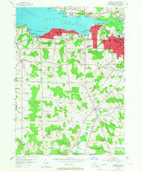 Lakewood New York Historical topographic map, 1:24000 scale, 7.5 X 7.5 Minute, Year 1954