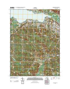 Lakewood New York Historical topographic map, 1:24000 scale, 7.5 X 7.5 Minute, Year 2013