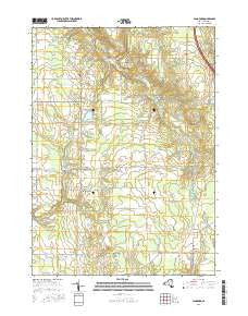 Langford New York Current topographic map, 1:24000 scale, 7.5 X 7.5 Minute, Year 2016