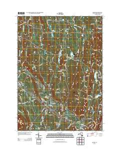 Leeds New York Historical topographic map, 1:24000 scale, 7.5 X 7.5 Minute, Year 2013