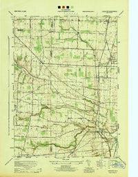 Leicester New York Historical topographic map, 1:31680 scale, 7.5 X 7.5 Minute, Year 1944