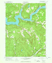 Lewbeach New York Historical topographic map, 1:24000 scale, 7.5 X 7.5 Minute, Year 1965