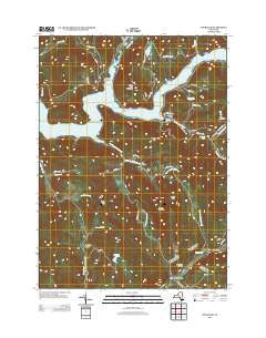 Lewbeach New York Historical topographic map, 1:24000 scale, 7.5 X 7.5 Minute, Year 2013