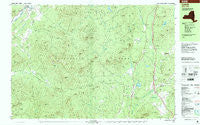 Lewis New York Historical topographic map, 1:25000 scale, 7.5 X 15 Minute, Year 1999
