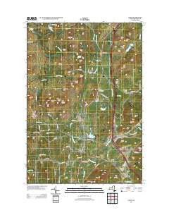 Lewis New York Historical topographic map, 1:24000 scale, 7.5 X 7.5 Minute, Year 2013