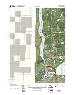 Lewiston New York Historical topographic map, 1:24000 scale, 7.5 X 7.5 Minute, Year 2011